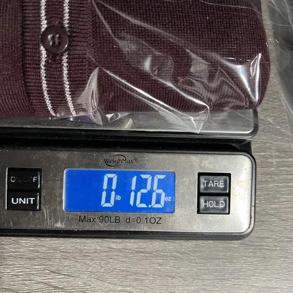 Lululemon Techwool Polo Shirt Mens Large Burgundy Long Sleeve Wool Blend - Picture 10 of 10